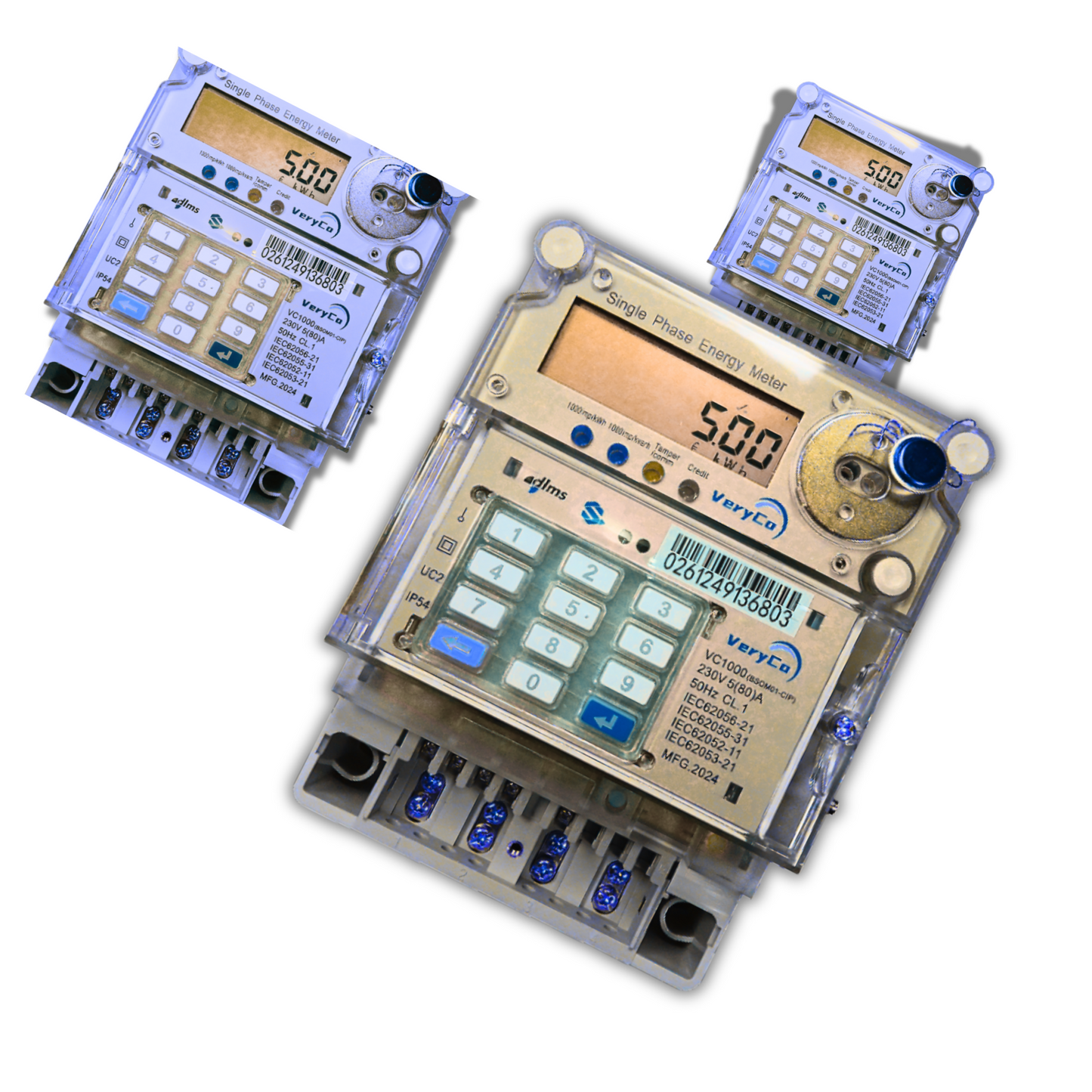 VC1000 BSOM01-CIP Smart Prepaid Electricity Meter - 4G Ready