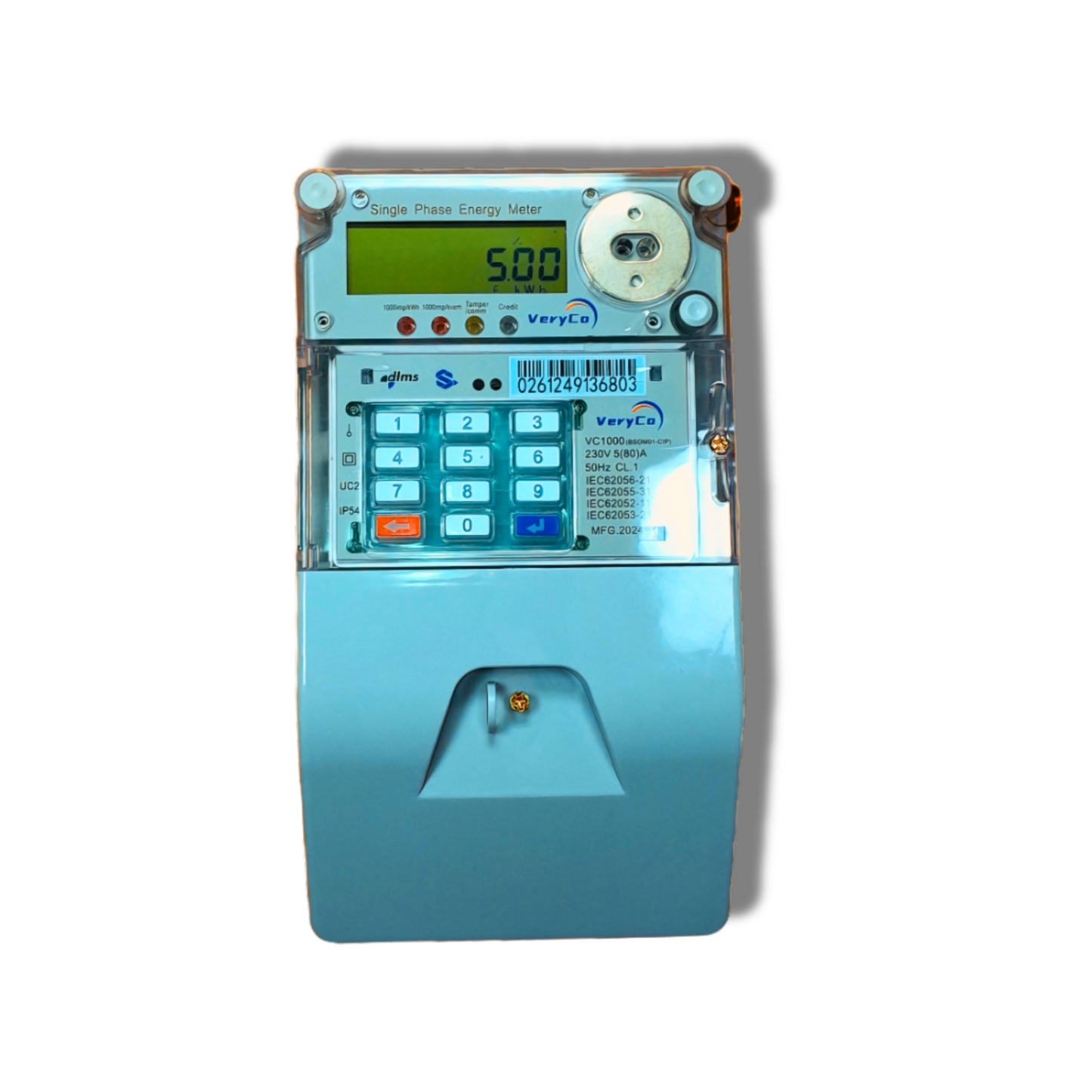 VC1000 BSOM01-CIP Smart Prepaid Electricity Meter - 4G Ready