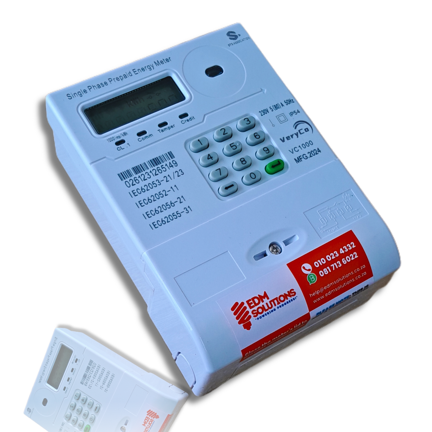 VC1000 BS Integrated Keypad Prepaid Electricity Meter
