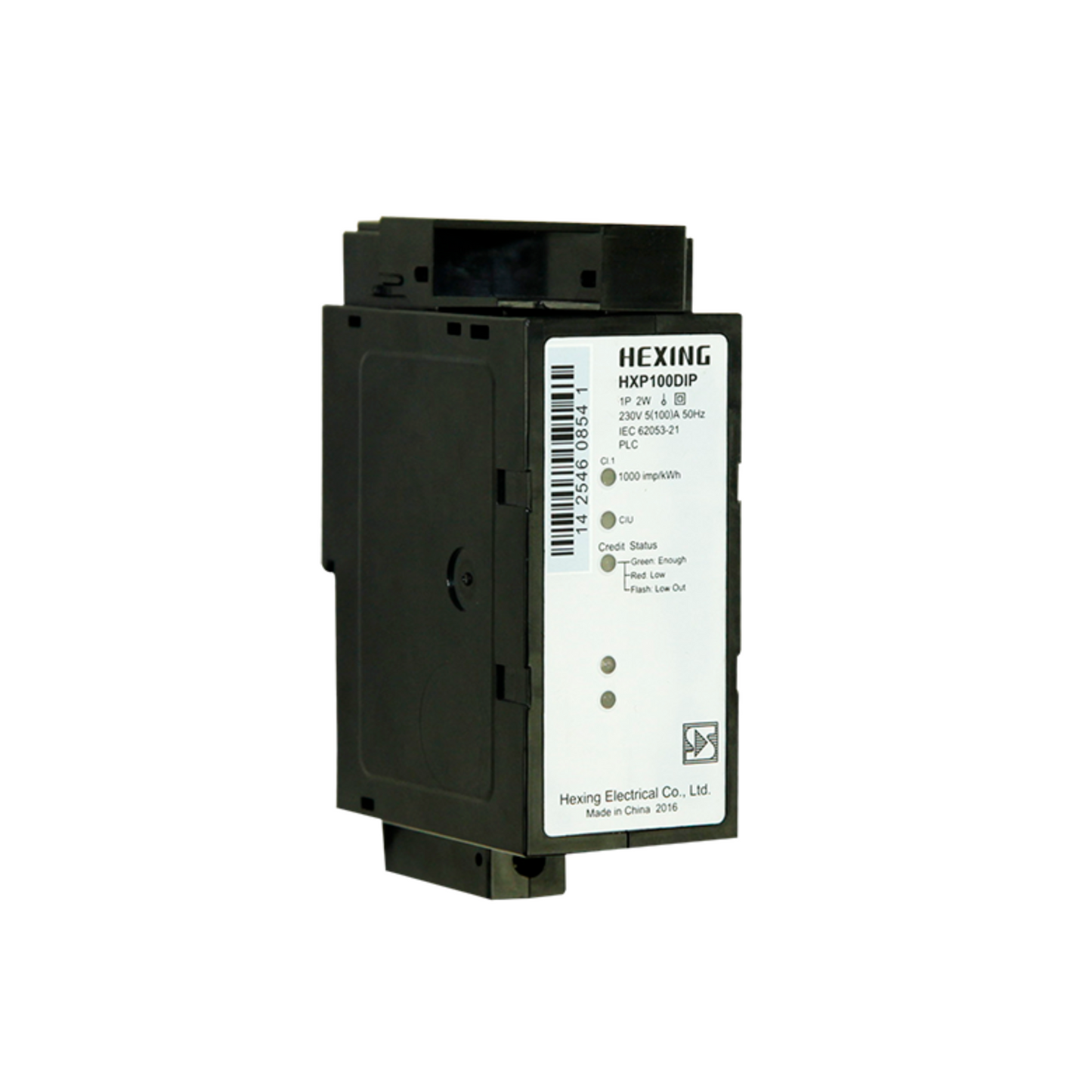 HXP100DIP Single-Phase DIN-Rail Split Prepayment Meter for residential and commercial energy management.
