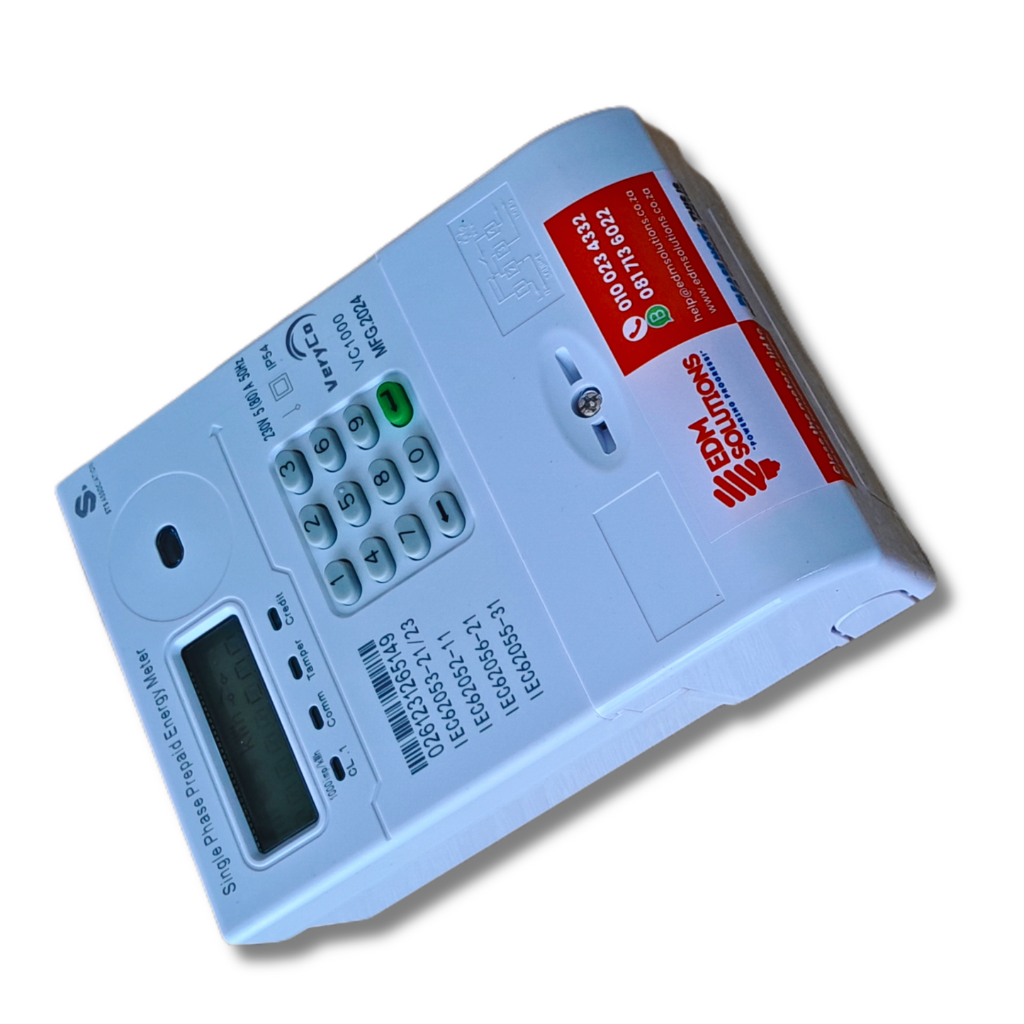 VC1000 BS Integrated Keypad Prepaid Electricity Meter