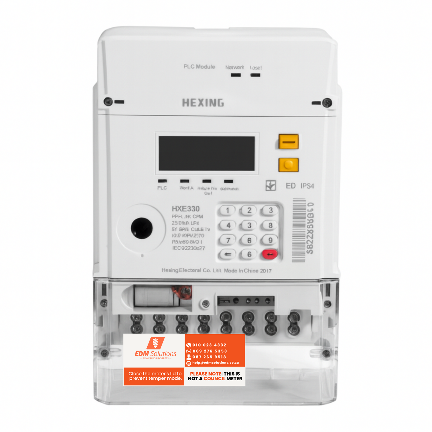 Hexing HXE330 3-Phase Prepaid Meter
