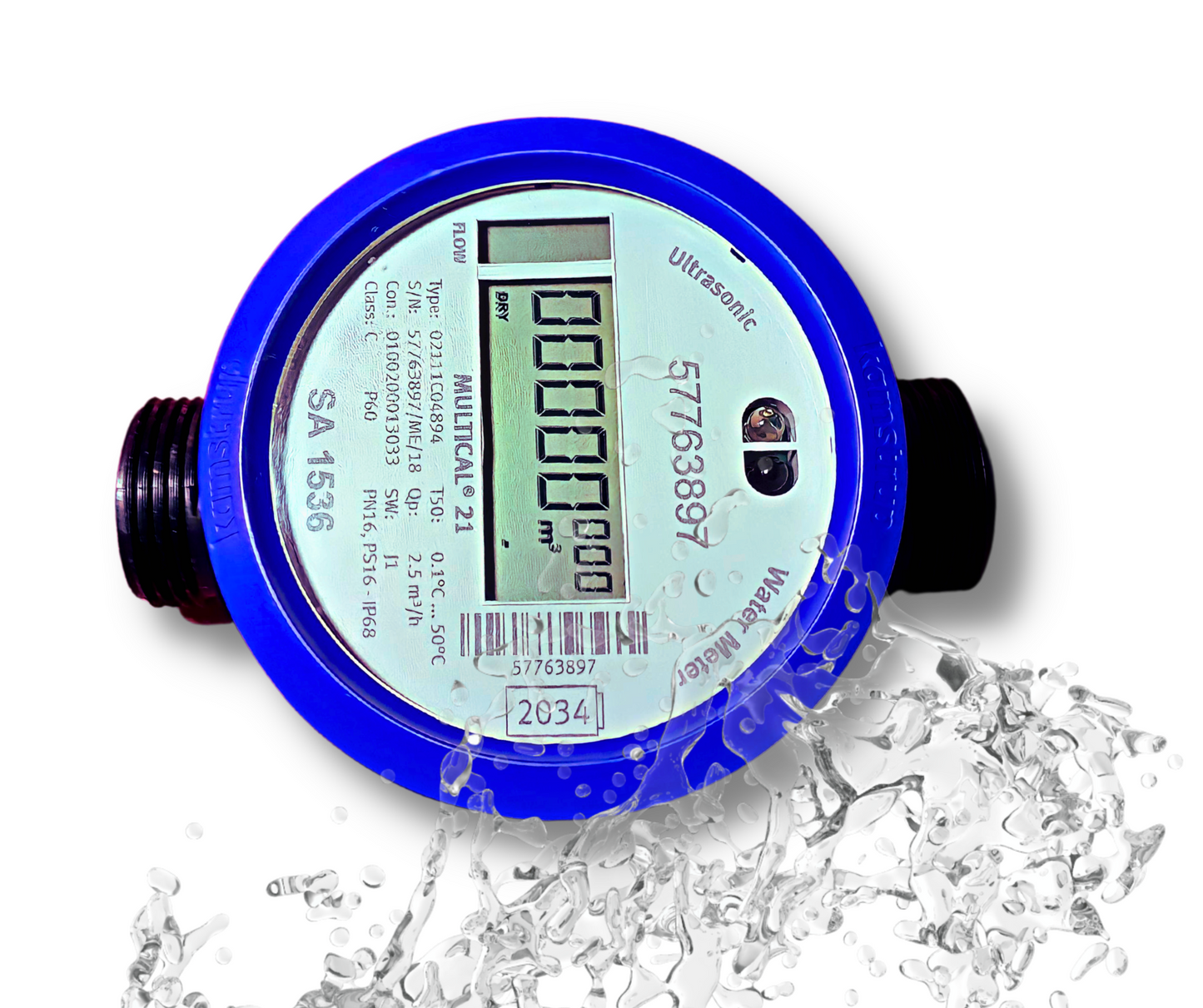 Kamstrup MULTICAL® 21 DN20 Ultrasonic Smart Water Meter
