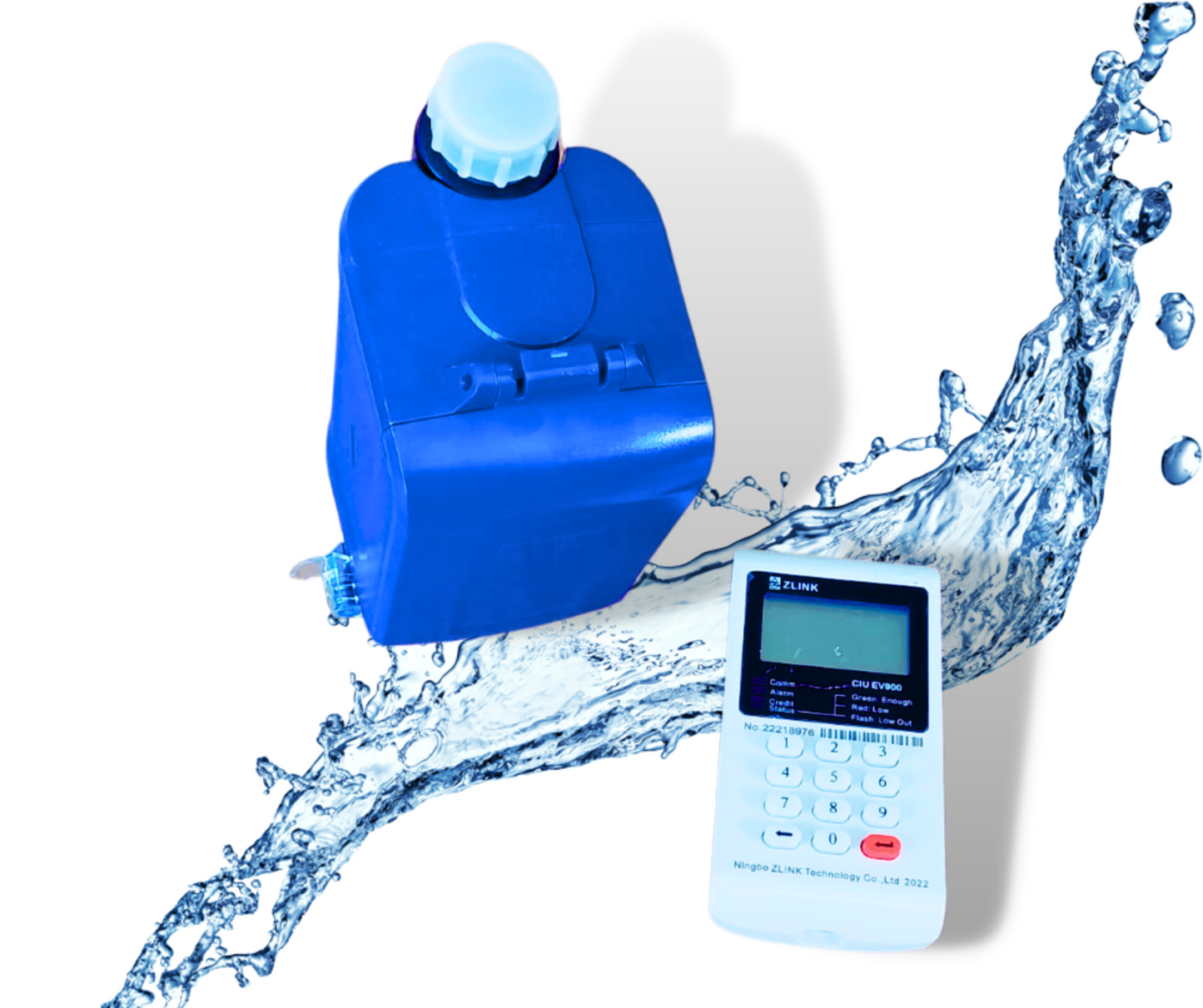 ZLINK Prepaid Ultrasonic Smart Water Meter – STS Certified