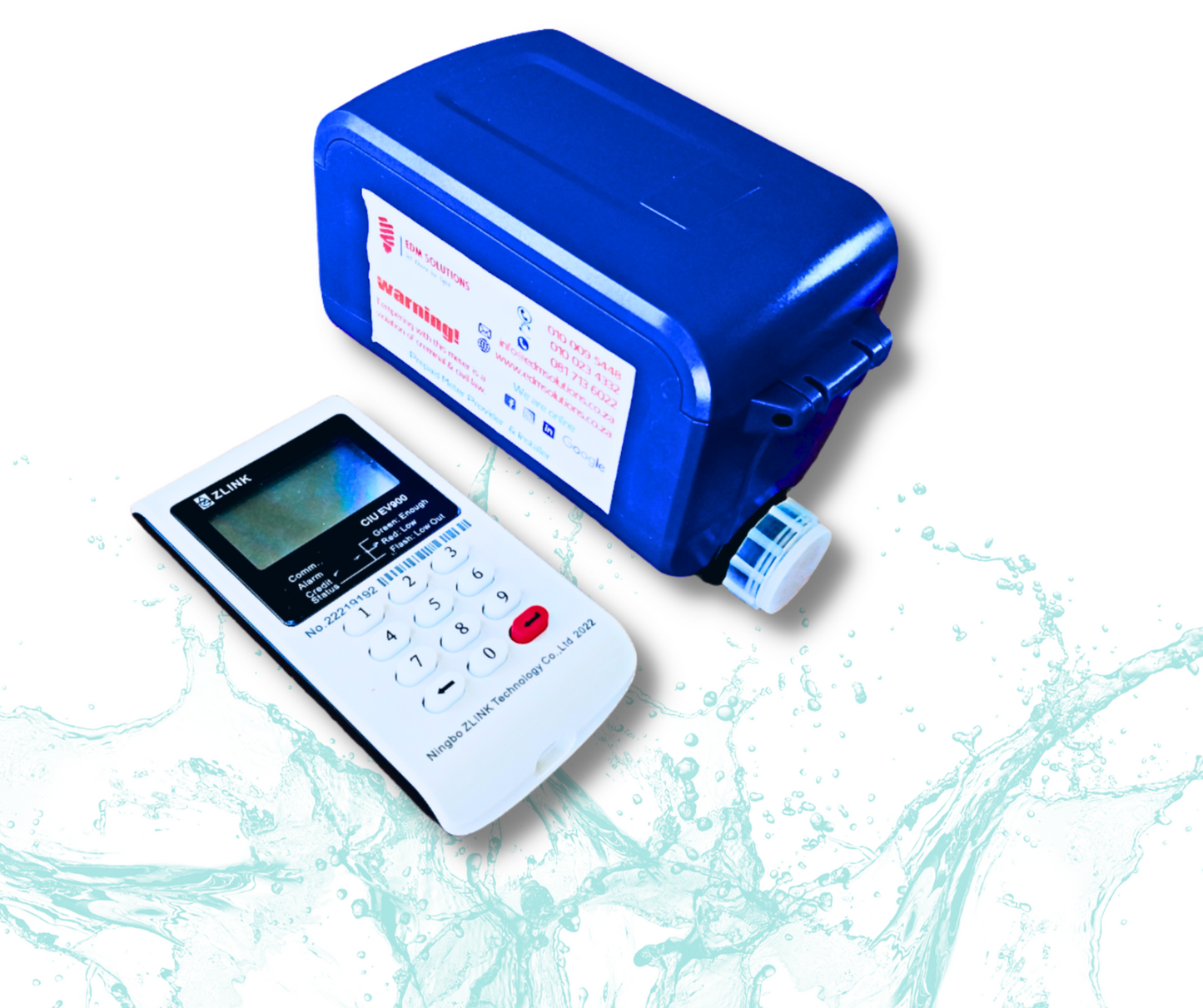 ZLINK Prepaid Ultrasonic Smart Water Meter – STS Certified