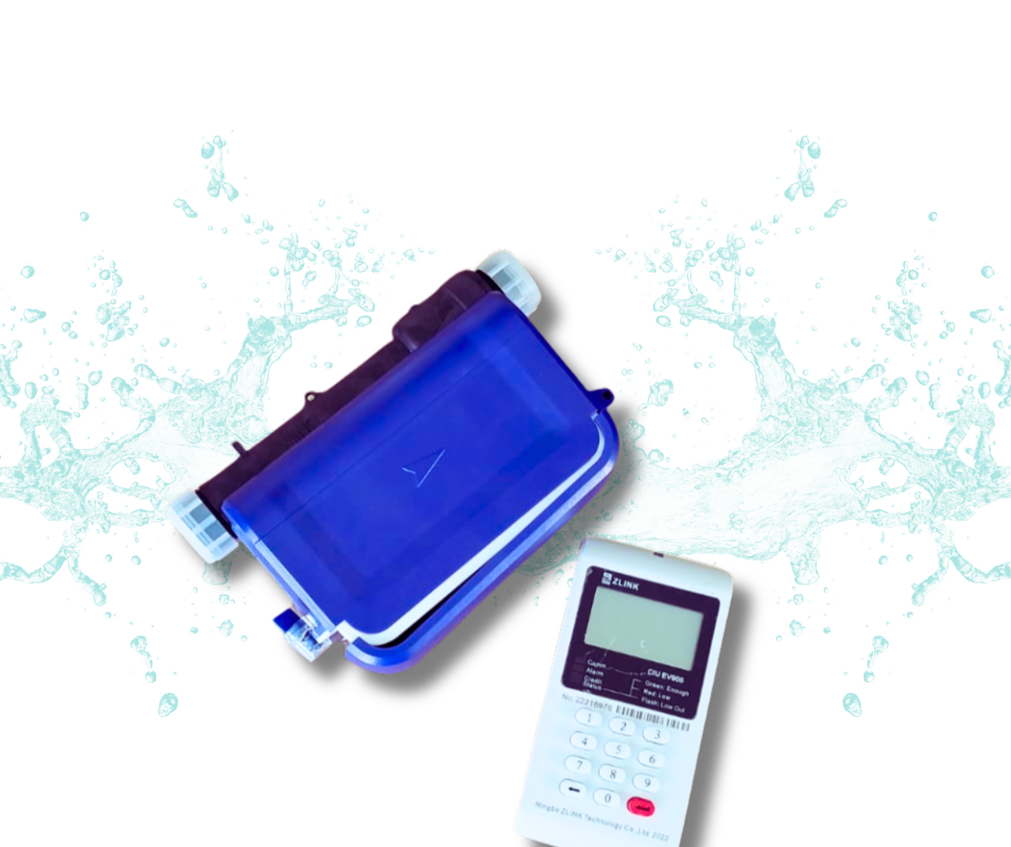 ZLINK Prepaid Ultrasonic Smart Water Meter – STS Certified