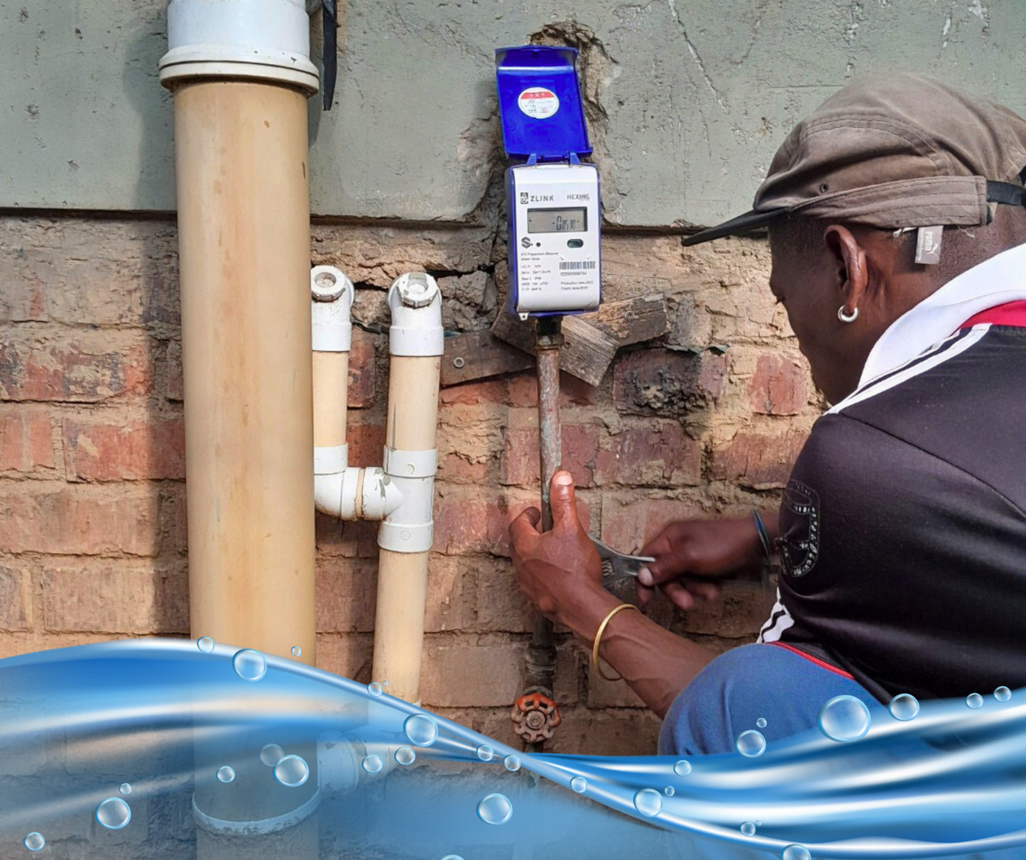 ZLINK Prepaid Ultrasonic Smart Water Meter – STS Certified
