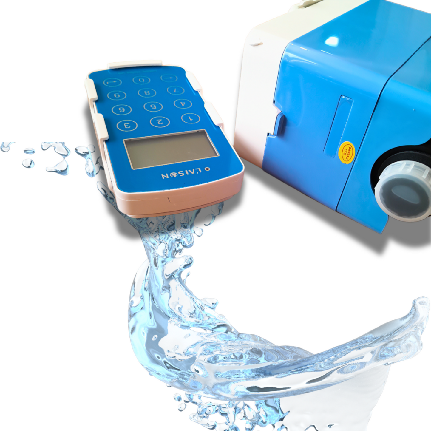 Laison STS Prepaid Water Meter with digital keypad, ensuring efficient water management and secure payments.