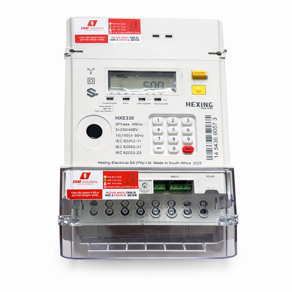 Hexing HXE330 3-Phase Prepaid Meter