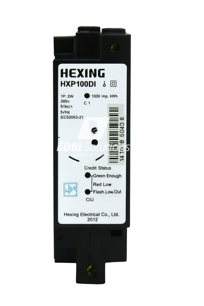 HXP100DIP Single-Phase DIN-Rail Split Prepayment Meter