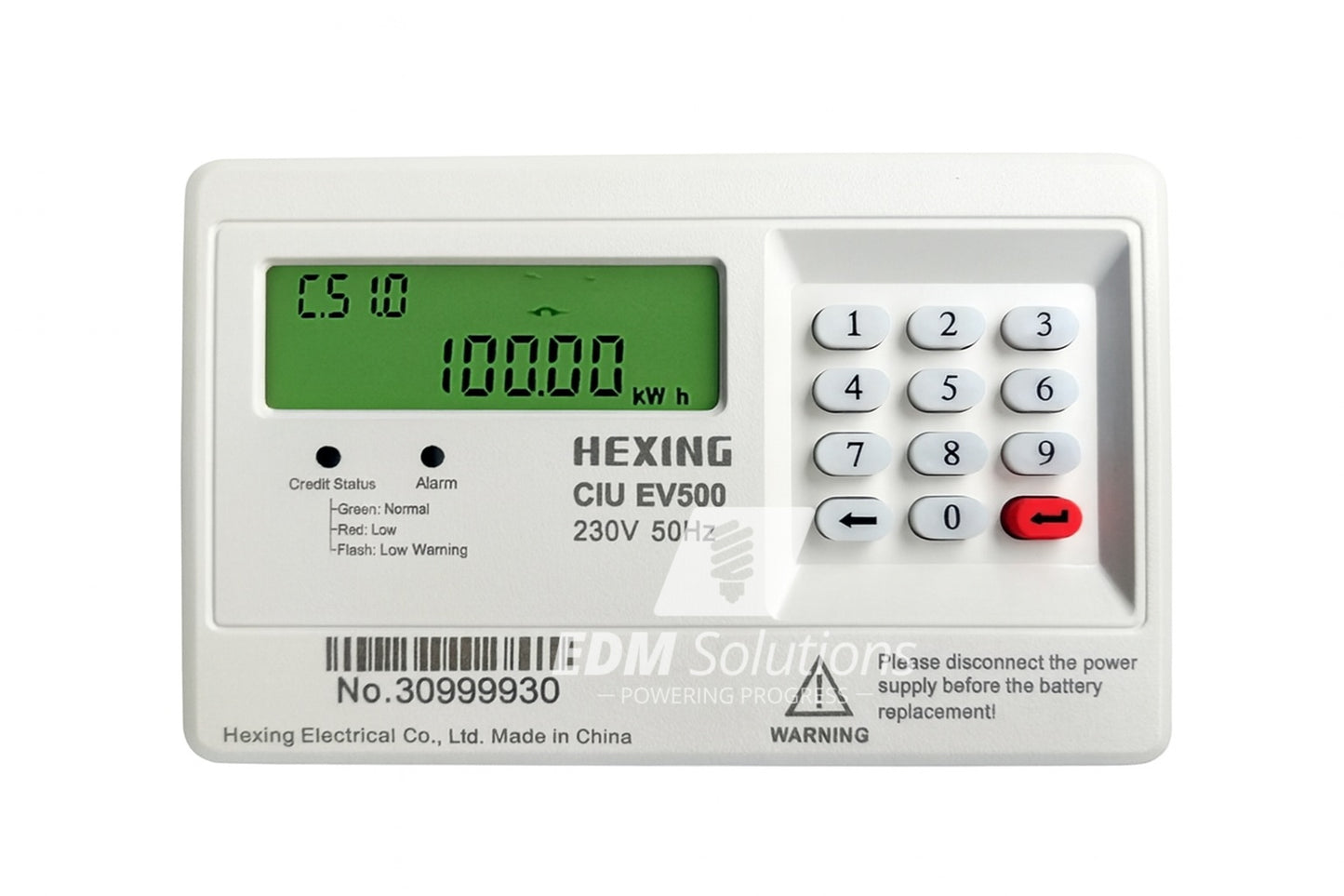 HXP100DIP Single-Phase DIN-Rail Split Prepayment Meter