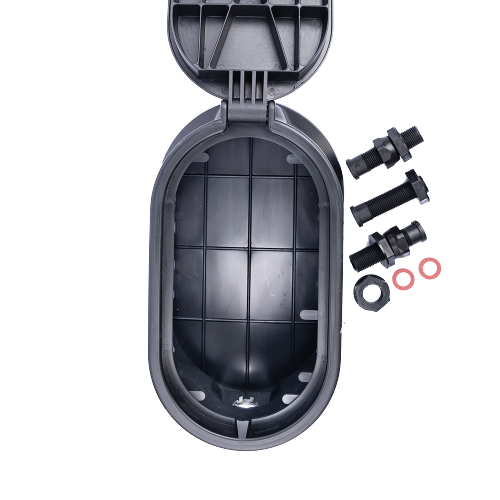 Ground-level water meter box (with inlet & outlet fittings) – excluding meter